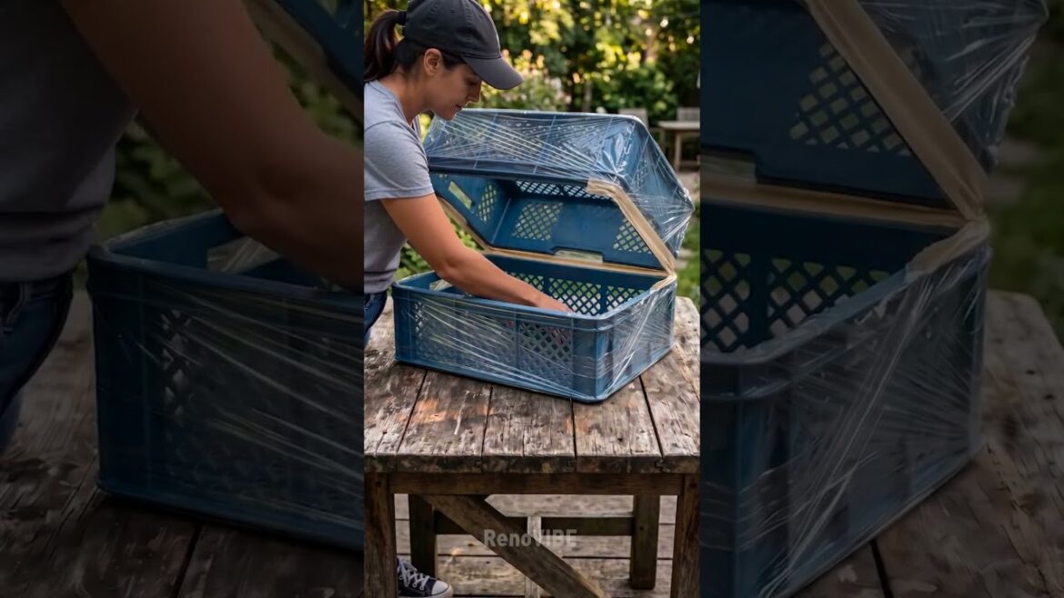 Trash to Treasure: Your NEW Greenhouse! 🌿 #Shorts #Garden #Hack