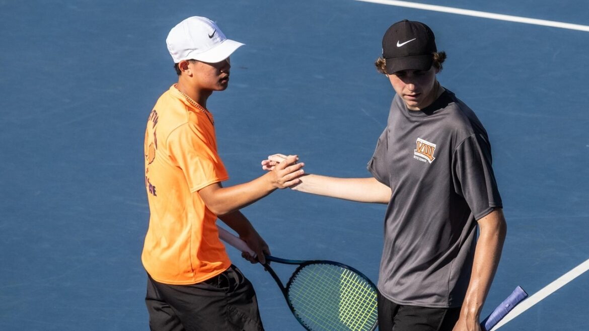 Garden City's Ben Wiese, CJ Bravo win boys tennis state doubles championship
