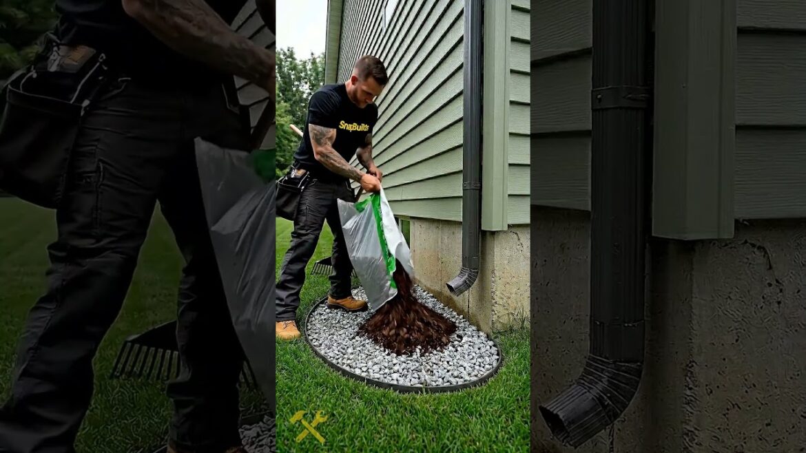 Drainage Fix Turned Into a Satisfying Garden Feature