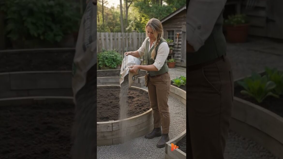Round vegetable garden designs combine beauty and practicality #gardendesign #garden #gardening