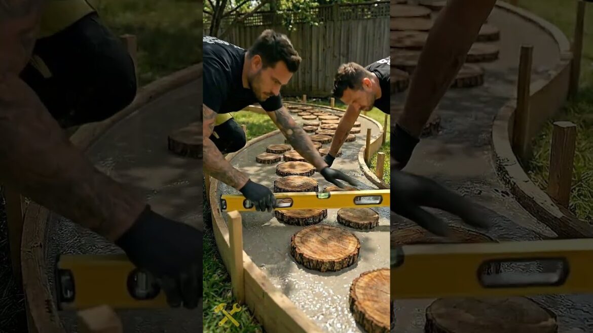 Satisfying Backyard Path Transformation | DIY Garden Walkway Makeover