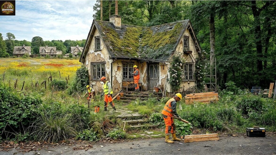 Transforming an abandoned house into a beautiful country garden home Transforming an abandoned house into a beautiful country garden home