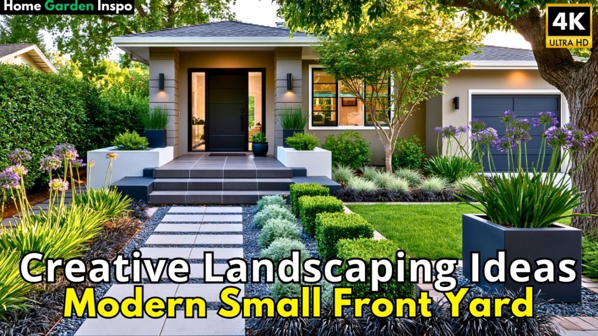 Modern Small Front Yard Design – Creative Landscaping Ideas Modern Small Front Yard Design - Creative Landscaping Ideas