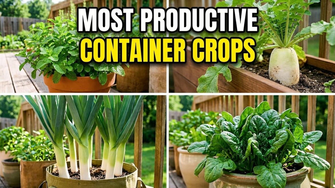 Top 15 Most Productive Container Garden Crops for Small Spaces Top 15 Most Productive Container Garden Crops for Small Spaces