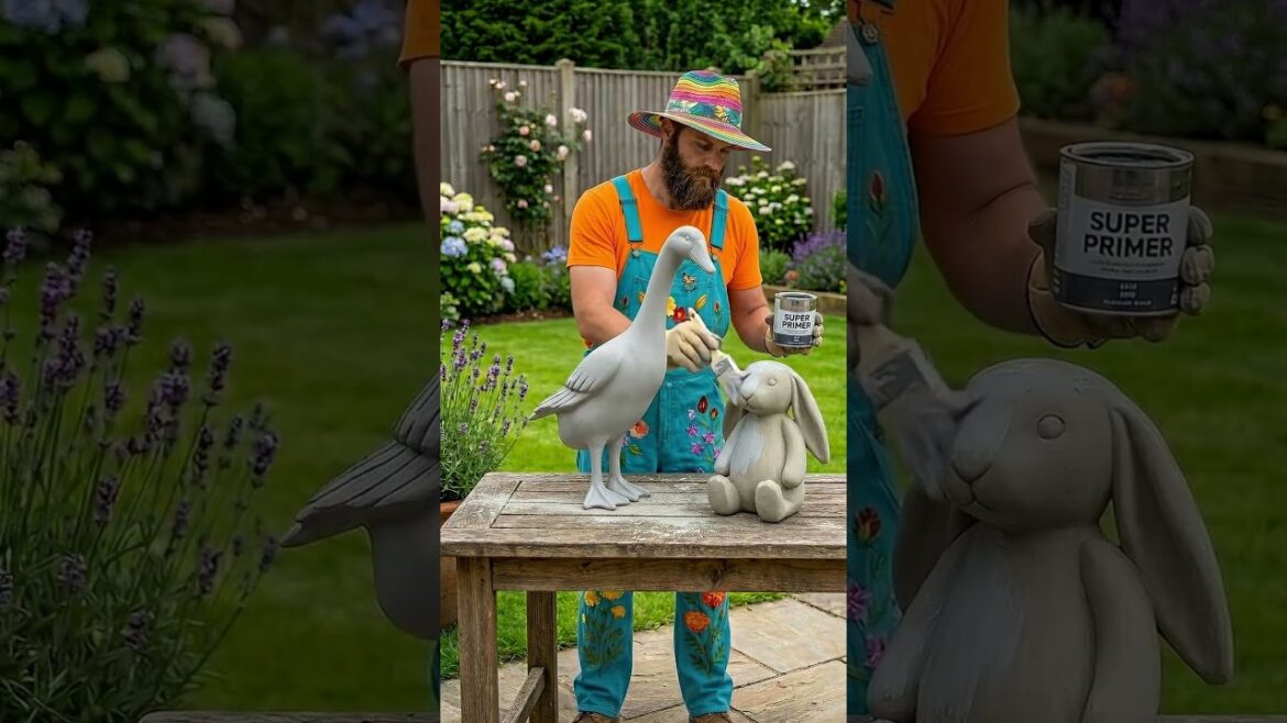 Genius Garden Decor from Old Toys and Cement! ✨ #diy Genius Garden Decor from Old Toys and Cement! ✨ #diy