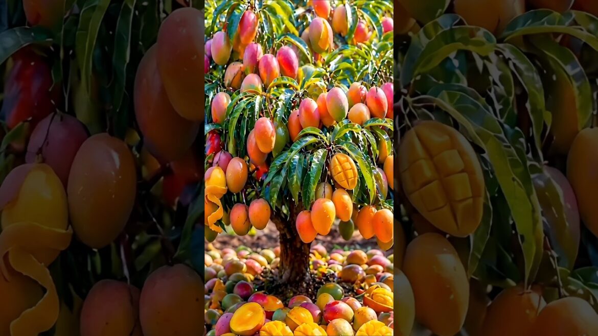 Easy and fast techniques for growing and propagating mango trees #garden #fruits #diy