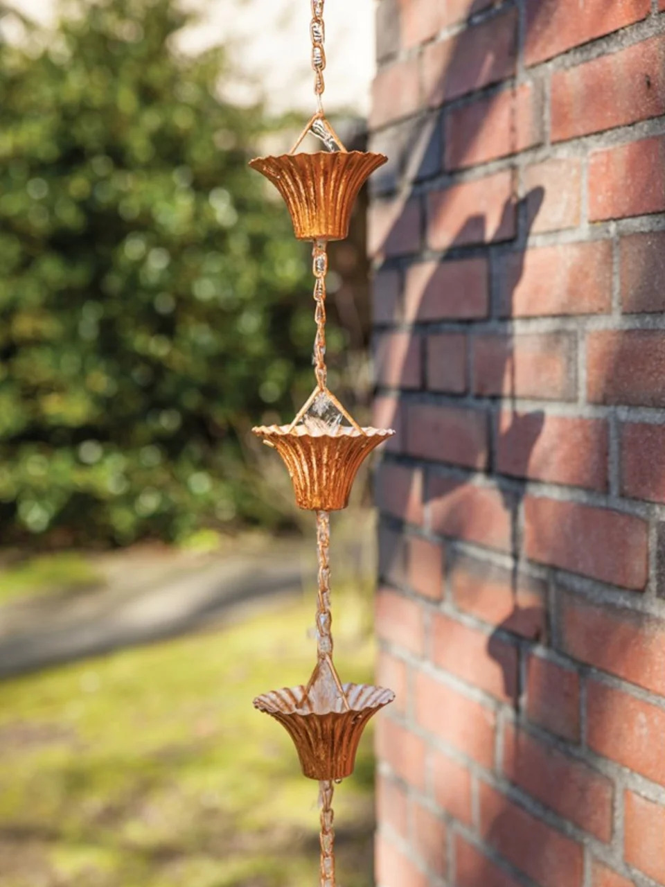 These rain chains will elevate your garden