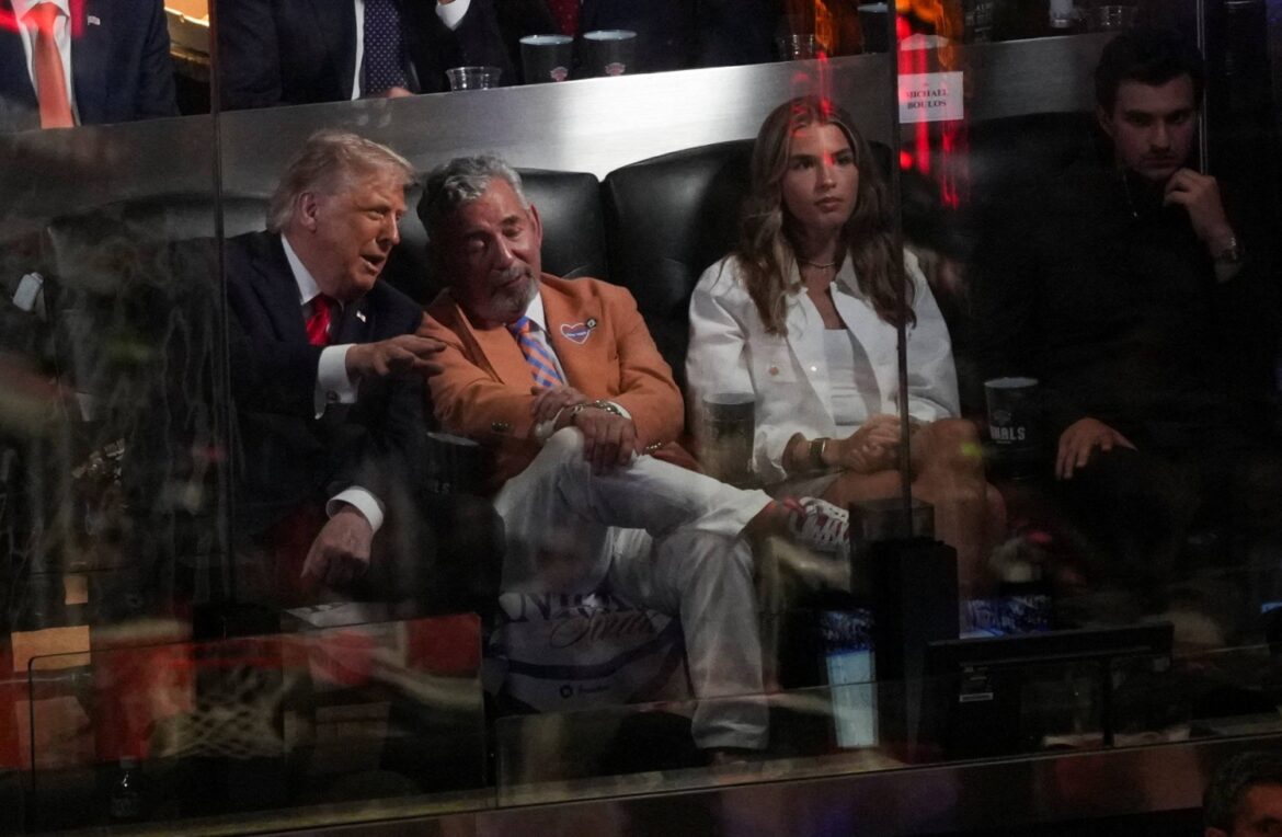 Ticketholders boo Trump as NBA Finals security clogs Madison Square Garden Ticketholders boo Trump as NBA Finals security clogs Madison Square Garden