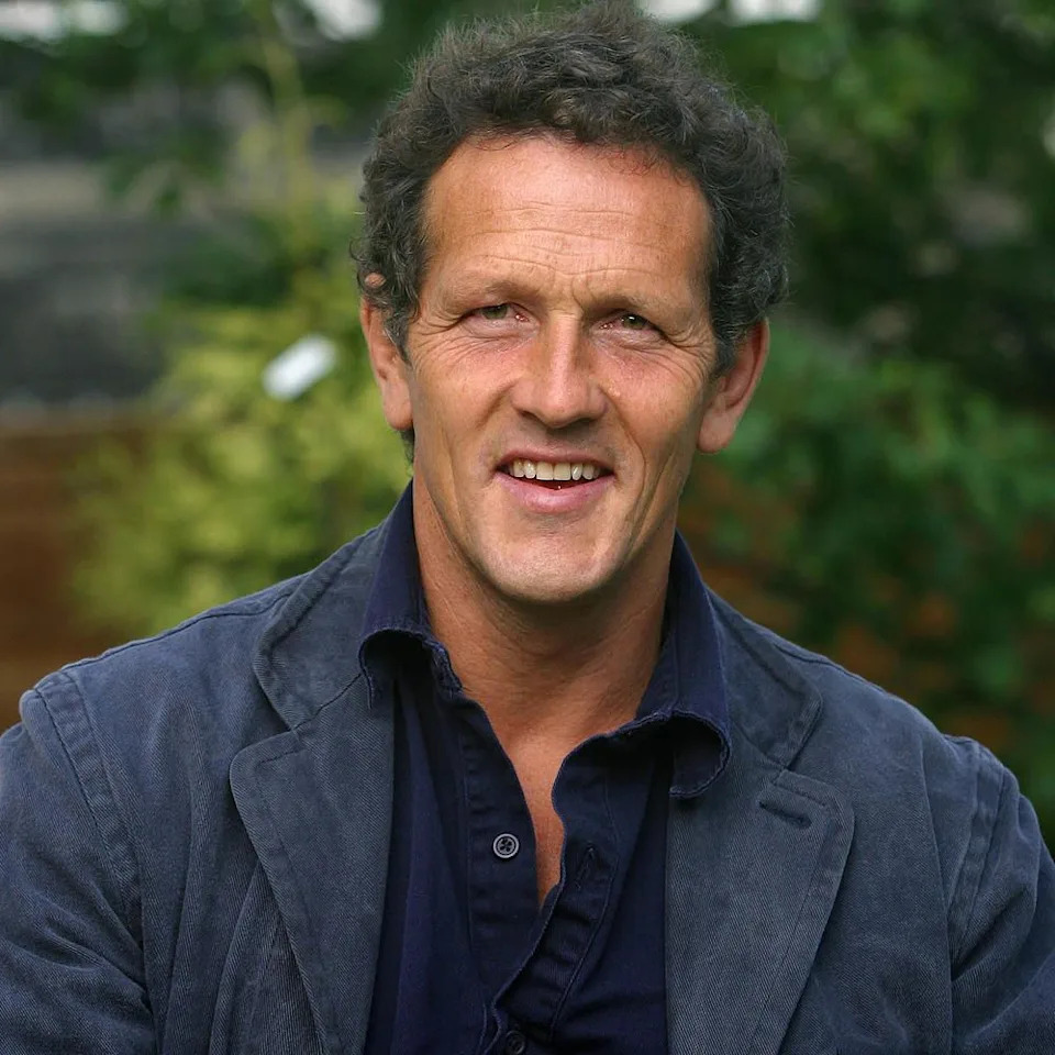 Monty don with blue denim .