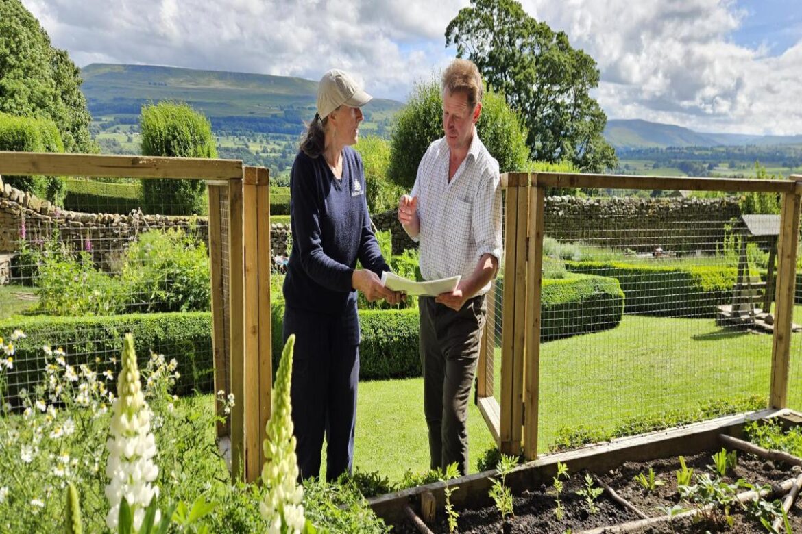 Medieval Yorkshire Dales fortress opens garden to remember much-loved custodian Medieval Yorkshire Dales fortress opens garden to remember much-loved custodian