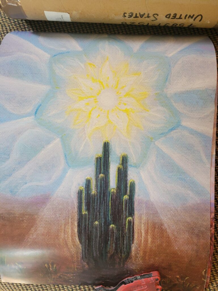 I just wanted to share this art i got. For the love of out cacti