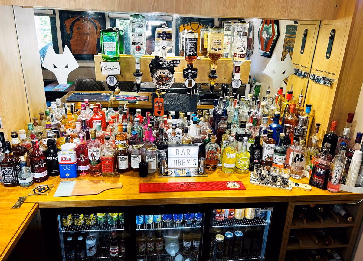 Tina and Rich Hibbs, of Rugeley, Staffs, are in the running with their bar named Hibbys 