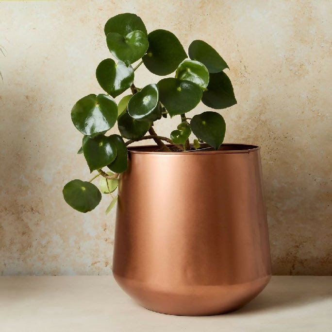 Tamra Copper Floor Planter