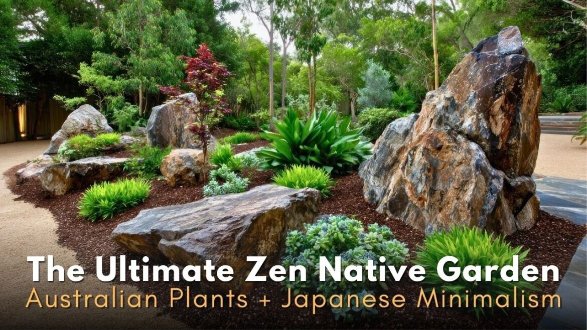 Blending Australian Native Textures with Japanese Zen Principles for Low Maintenance Sanctuaries