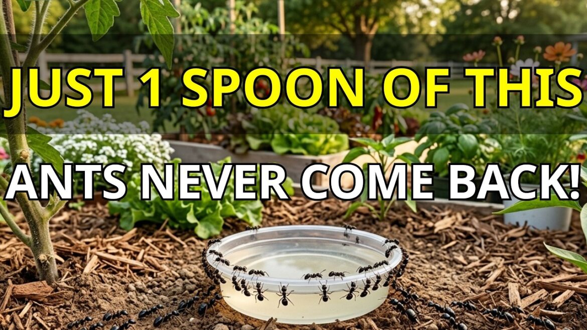 Don’t Spray Ants! Pour Just This Around Your Garden — Ants Vanish and Never Come Back, 100% Sa Don't Spray Ants! Pour Just This Around Your Garden — Ants Vanish and Never Come Back, 100% Sa
