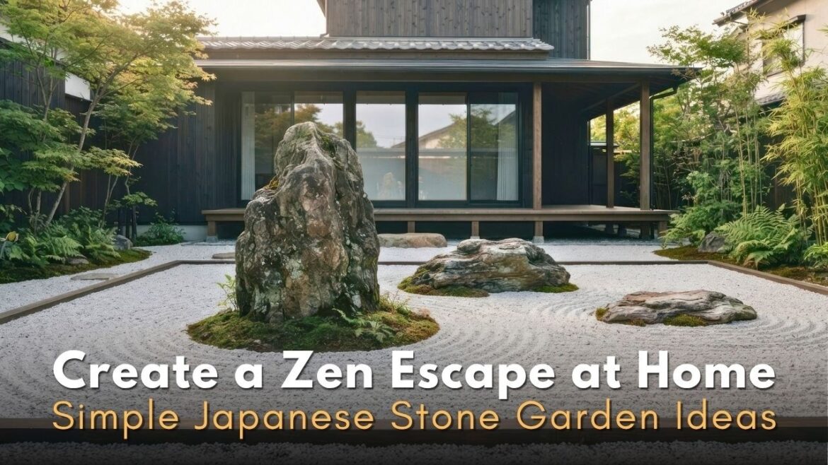 Minimalist Japanese Stone Garden Ideas That Will Instantly Make Your Backyard Feel Relaxing