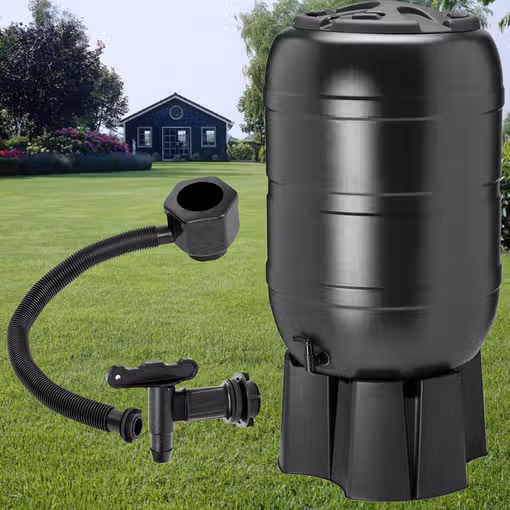 The 210 Litre Large Black Water Butt