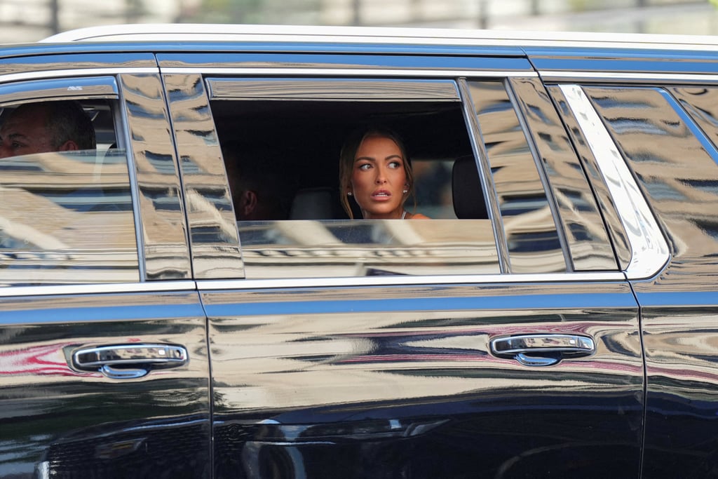 Paulina Gretzky arrives at Madison Square Garden on Friday. Photo: Reuters