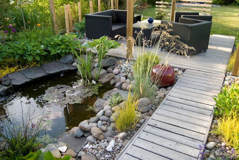 Pools are a good way to to cool the air in your garden