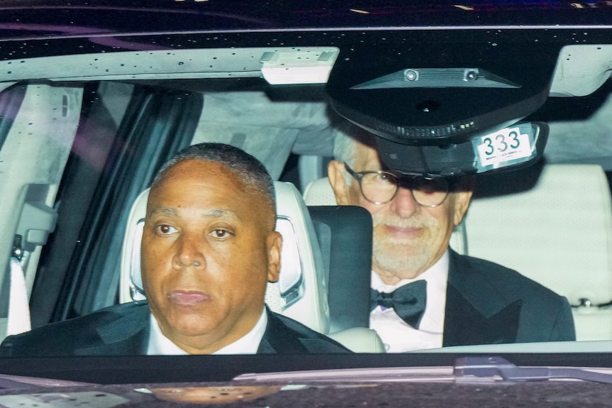Steven Spielberg departs Madison Square Garden