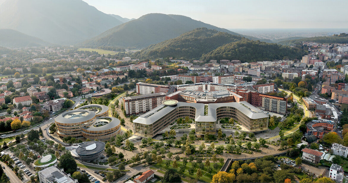 kilometer-long garden ring shapes carlo ratti associati’s ‘hospital of the future’ kilometer-long garden ring shapes carlo ratti associati's 'hospital of the future'