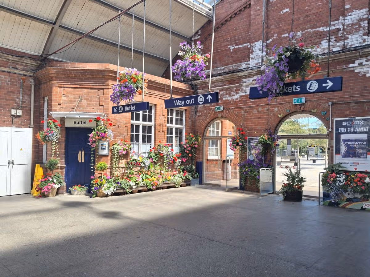 People travel to Bridlington station specifically to view the pretty displays