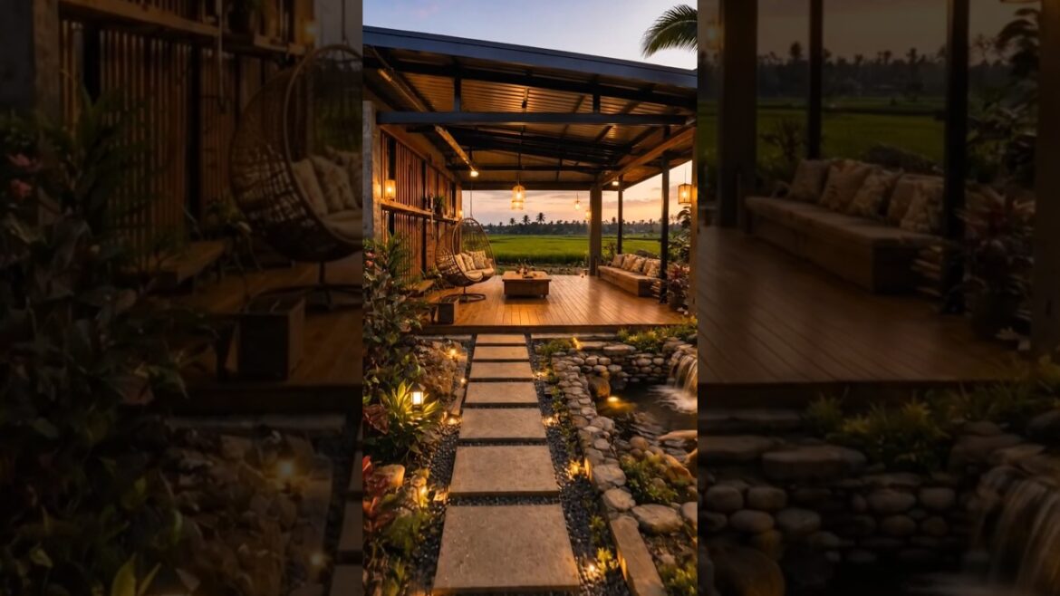 Luxury Tropical Garden Pavilion Transformation | Koi Pond & Modern Outdoor Living Makeover Luxury Tropical Garden Pavilion Transformation | Koi Pond & Modern Outdoor Living Makeover