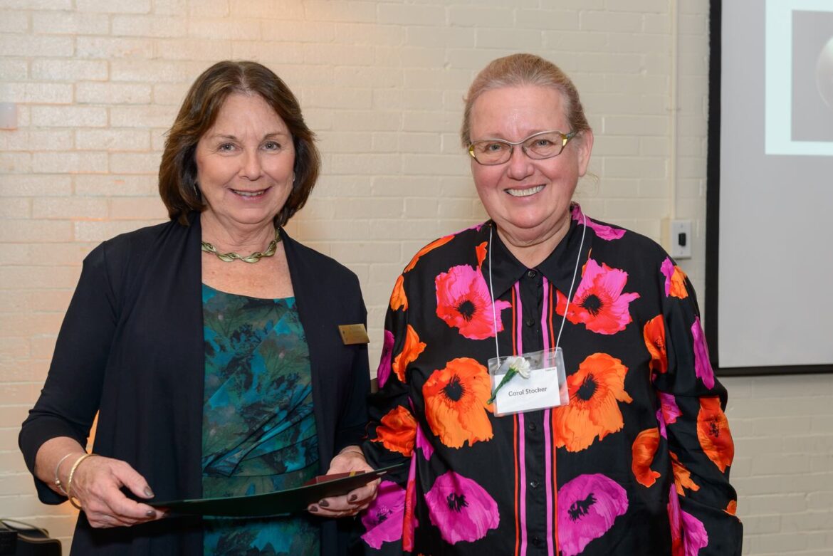 Ask the Gardener: I bloomed where I was planted. Now it’s time to say goodbye. In October 2018, Katherine Macdonald, president and executive director of the Massachusetts Horticultural Society, presented Carol Stocker with a Gold Medal in recognition of her work as a garden writer for The Boston Globe and other publications, promoting the art and science of horticulture to thousands of readers.