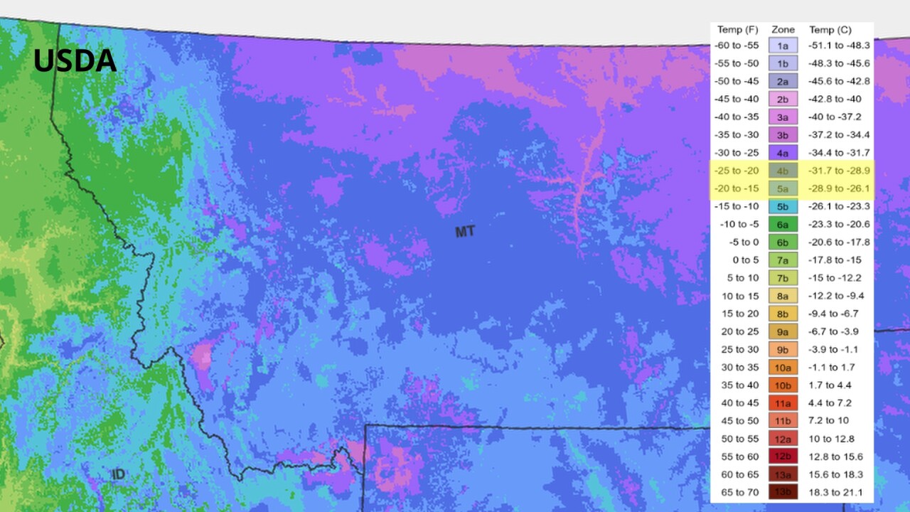 USDA changes plant hardiness zones due to climate change