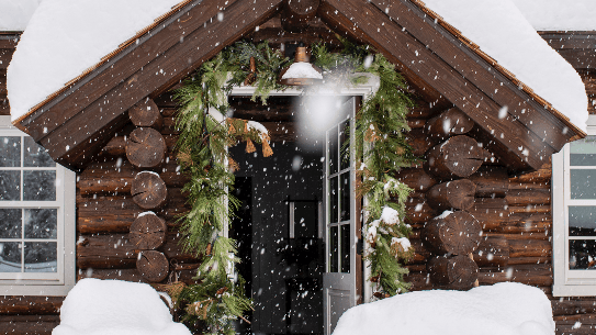 A tranquil Wyoming log cabin with an unexpected French sophistication A tranquil Wyoming log cabin with an unexpected French sophistication