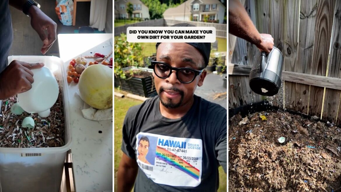 'Start it wrong. Fix it later': Backyard composter's 3-rule method cuts through fear of messing up