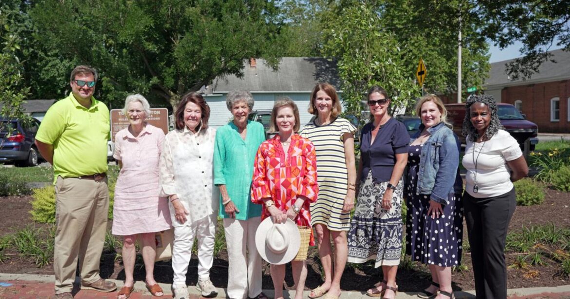 Garden club enhances Easton rail station grounds | Local Garden club enhances Easton rail station grounds | Local