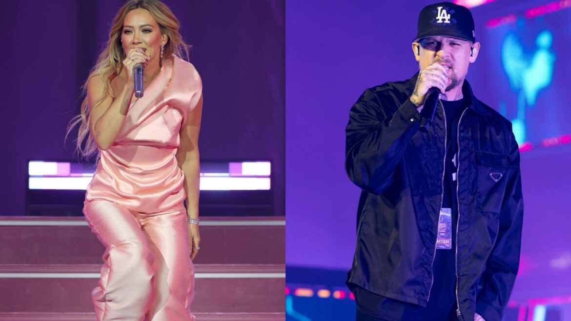 Watch Hilary Duff Perform 'The Anthem' With Good Charlotte at MSG