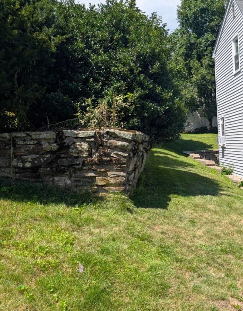 Retaining wall failing - how bad?