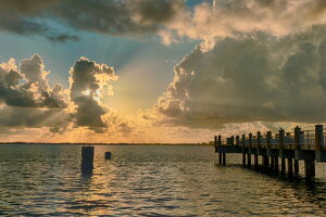 Beautiful sunrise in Fort Pierce