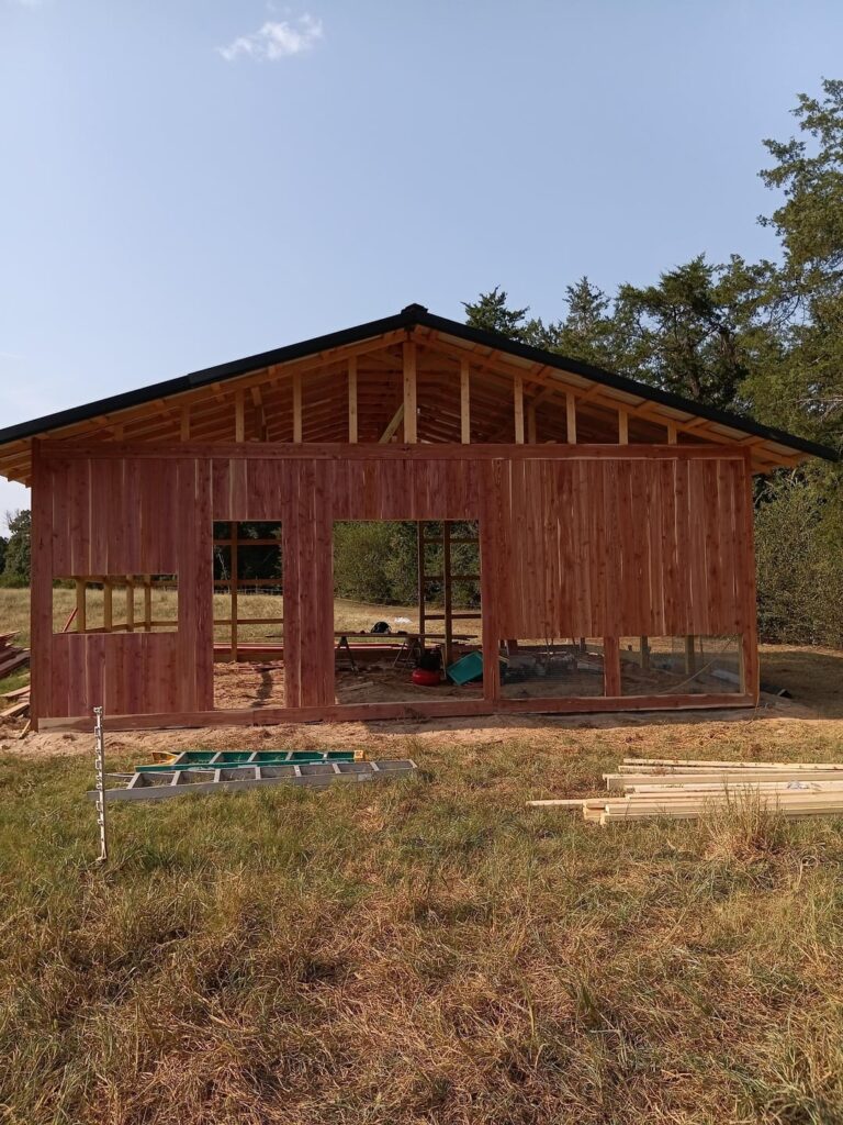 First pole barn criticism is welcomeed