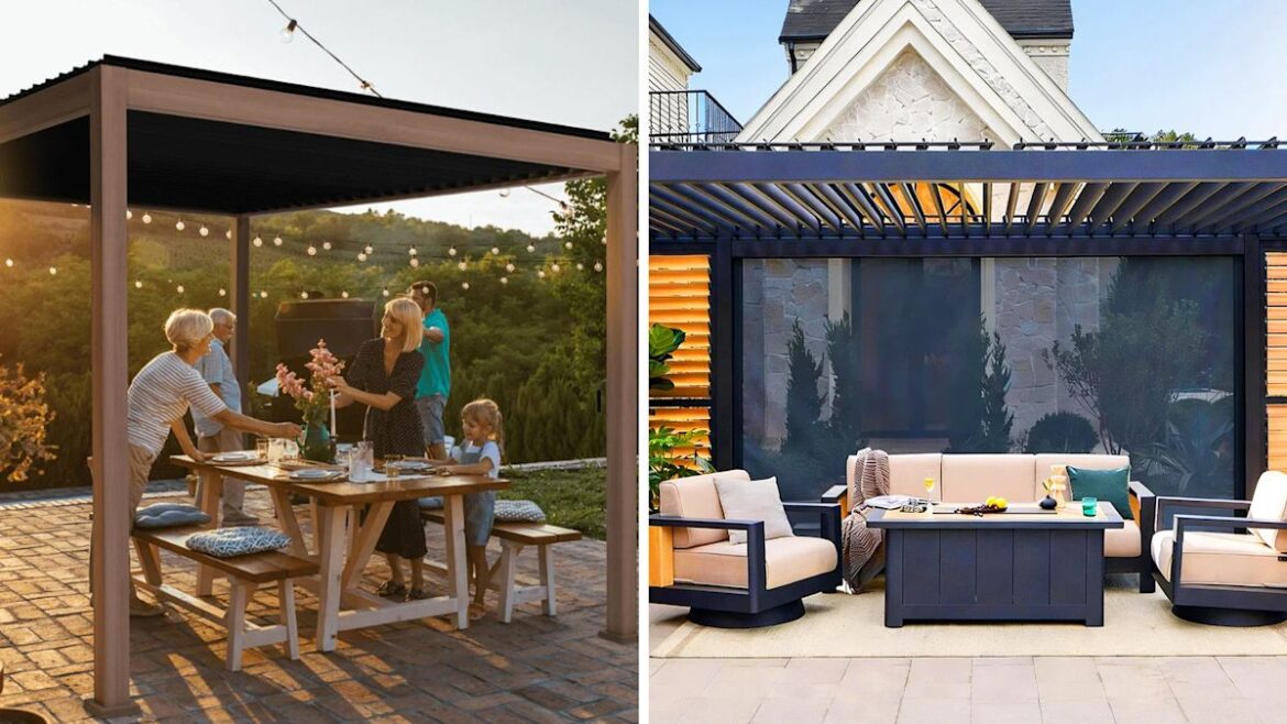 This backyard trend starts with a pergola, but doesn’t end there This backyard trend starts with a pergola, but doesn't end there