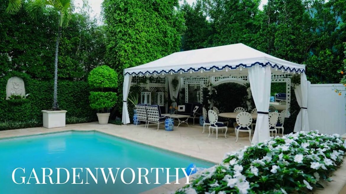 A Private Tropical Backyard Made for Outdoor Entertaining