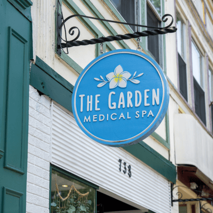 The Garden Medical Spa Exterior Sign