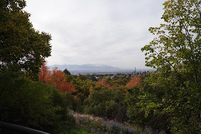 A view across the Salt Lake Valley.