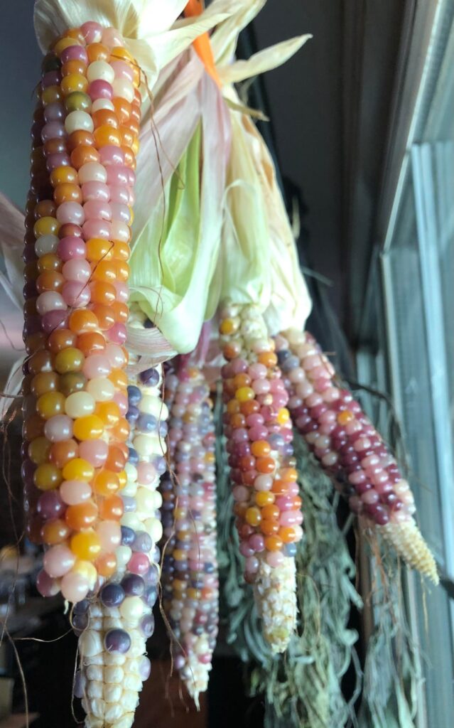 Glass gem corn