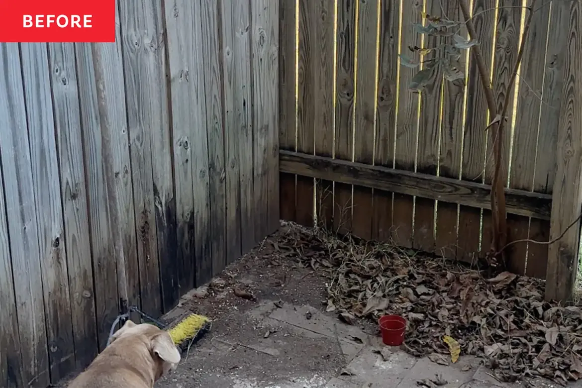 A Tiny Backyard Got a Cozy European-Style Patio Redo