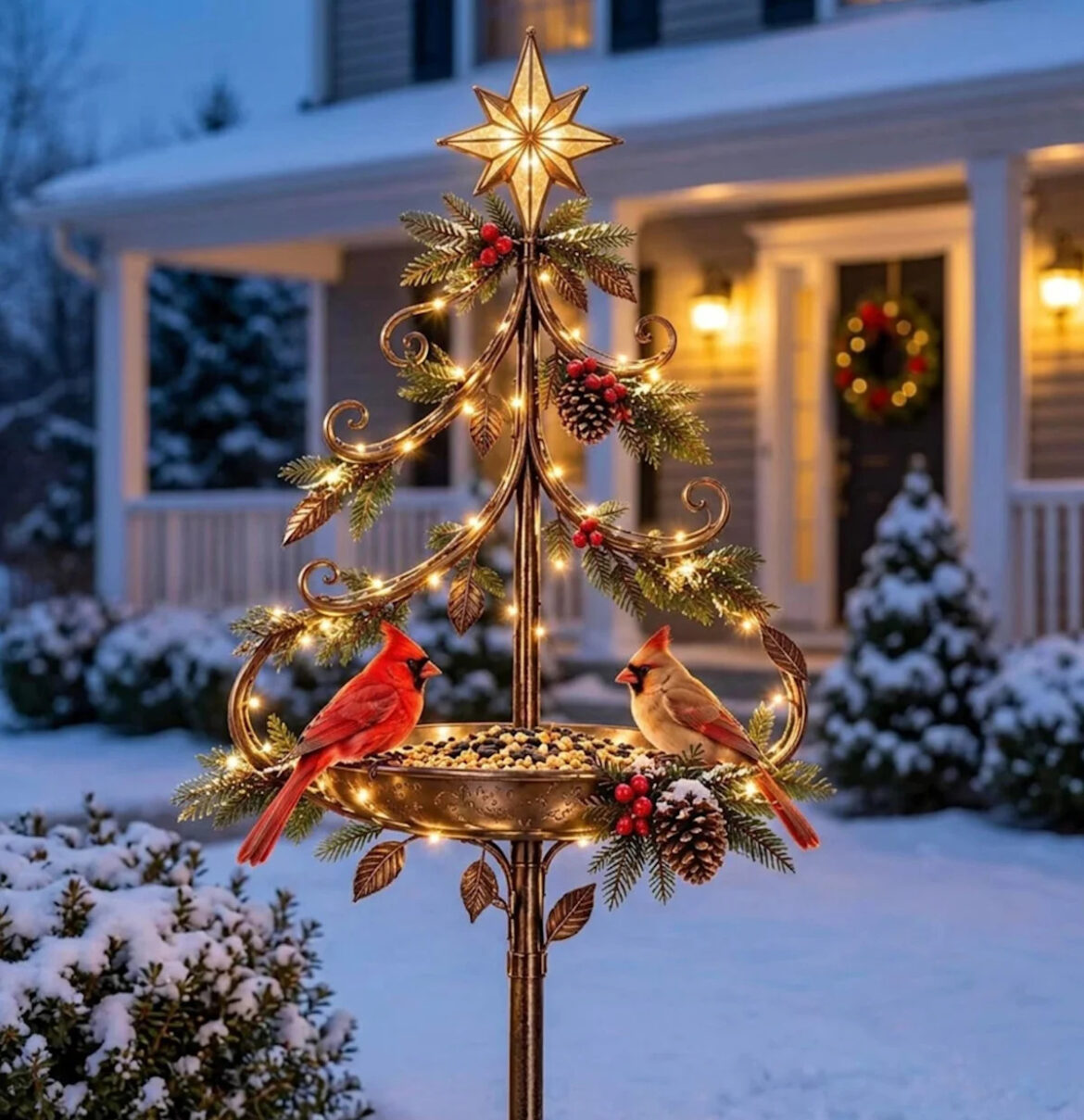 Walmart’s Christmas Tree Bird Feeder Gives Backyard Birds Their Own Little Holiday Buffet Walmart’s Christmas Tree Bird Feeder Gives Backyard Birds Their Own Little Holiday Buffet