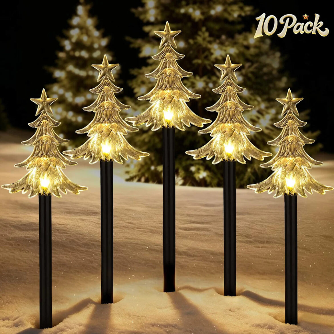 Walmart’s ‘Bright’ $20 Christmas Tree Pathway Lights Bring Cozy Holiday Cheer to Your Front Yard Walmart's 'Bright' $20 Christmas Tree Pathway Lights Bring Cozy Holiday Cheer to Your Front Yard