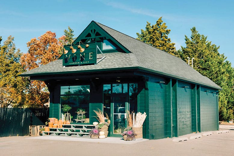 The exterior of Vine Garden & Gift in Toms River, New Jersey